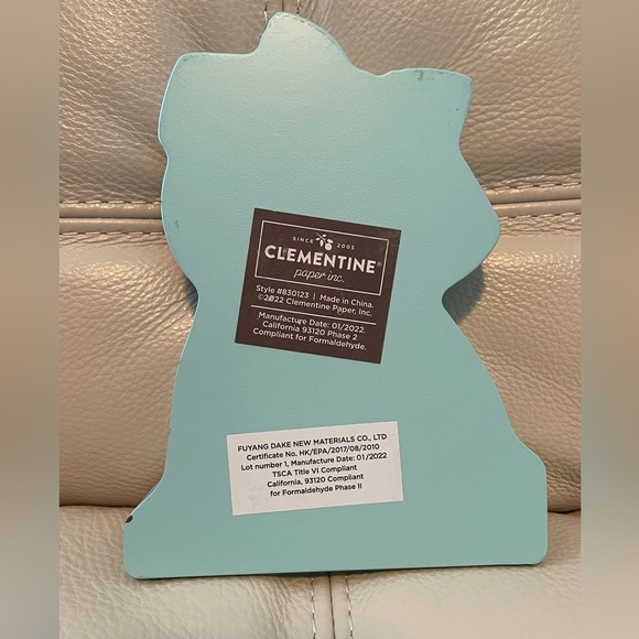 Rescue Mom Pug Art NWT Wall Desk Piece Pet Parent Decor Small Dog Bow Pink - Picture 2 of 6